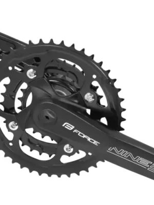 Zlevněný FORCE - kliky Nine3.2 Al, 175mm, 44x32x22z, 3x9 rychlostí