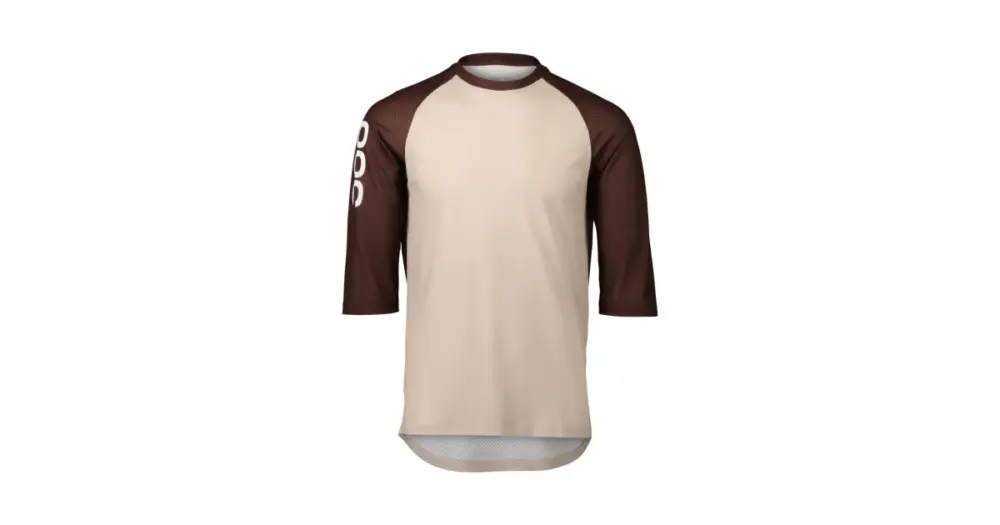 Víkendová Akce POC - dres MTB Pure 3/4 Jersey béžová/hnědá S