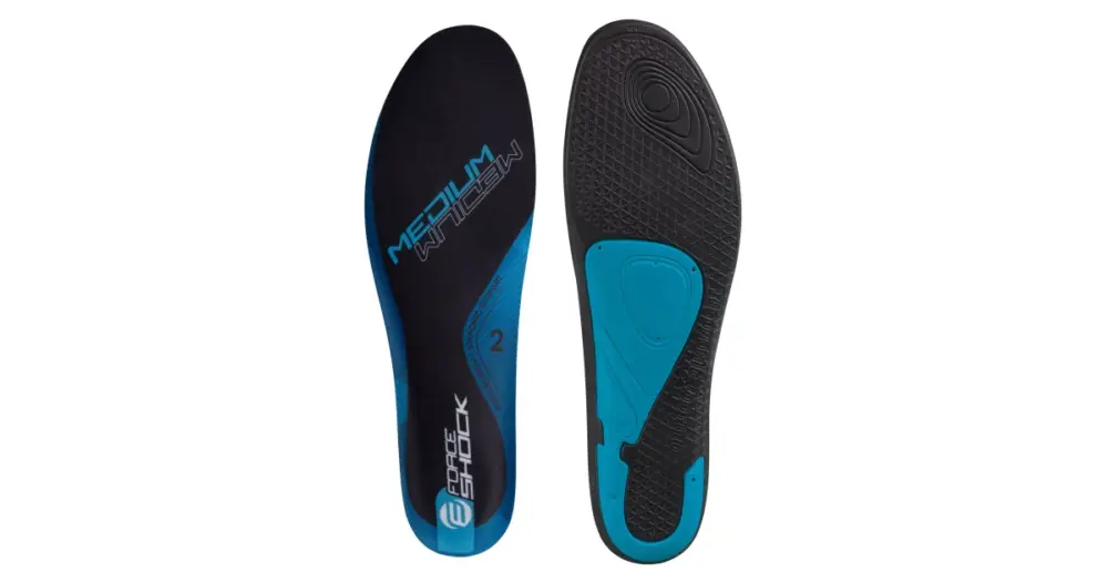 FORCE - vložky do treter SHOCK MEDIUM černá/modrá 44-45 Autentický