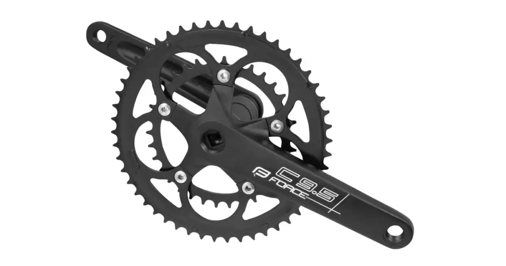 FORCE - kliky Road C9.5 Al 50/34z 175mm černé mat Aktuální