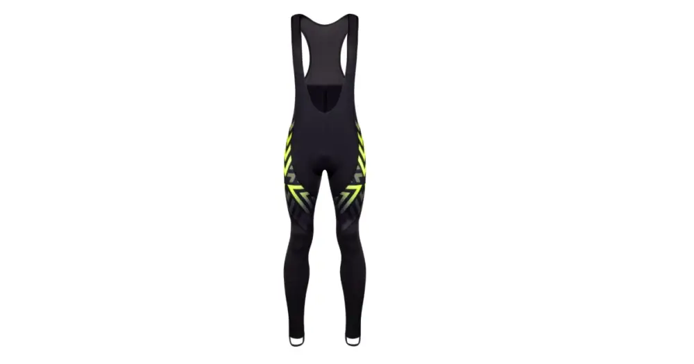 FORCE - kalhoty F SPIKE se šráky a vložkou černo-fluo XS Speciální Cena