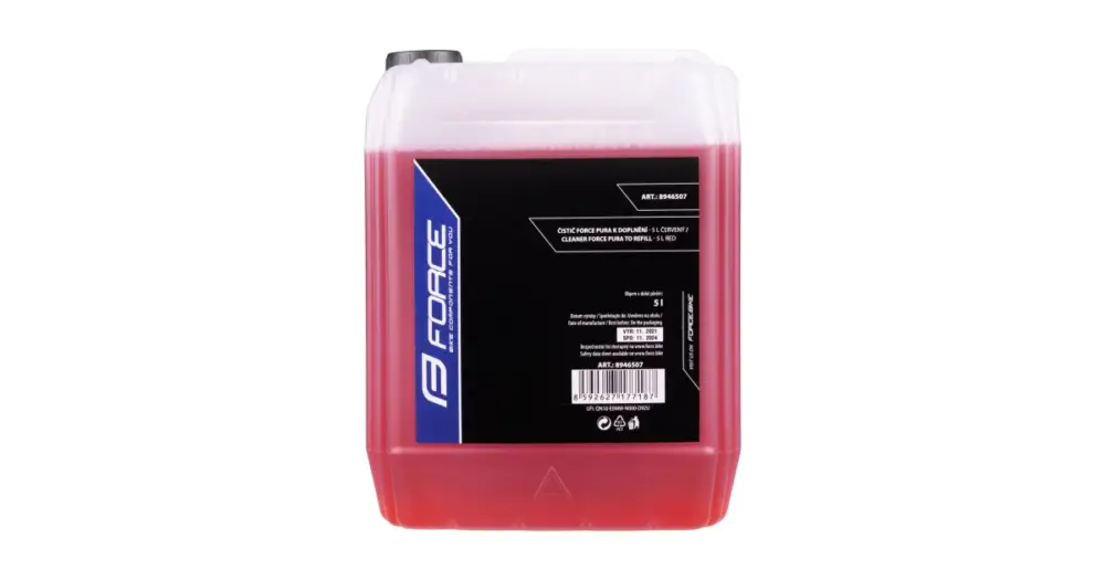 Finální Výprodej FORCE - čistič PURA k doplnění - 5l - čirý, cherry