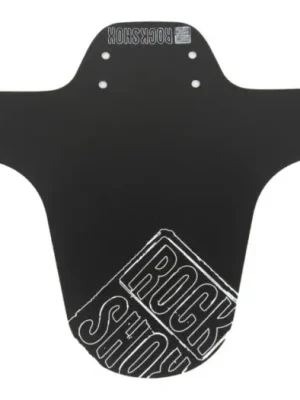 ROCK SHOX - blatník přední MTB černý s Outline White Distressed Logo potiskem Akční Nabídka
