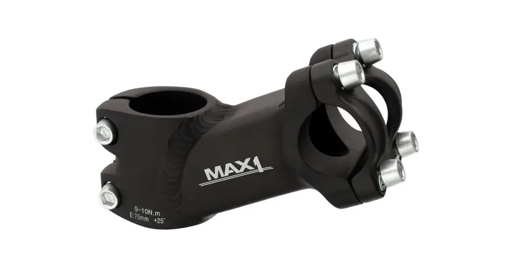 Ověřený MAX1 - představec High 80/35°/31,8 mm černý