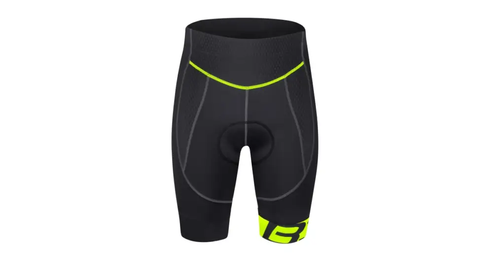 FORCE - kraťasy B30 do pasu s vložkou,černo-fluo XS Originální
