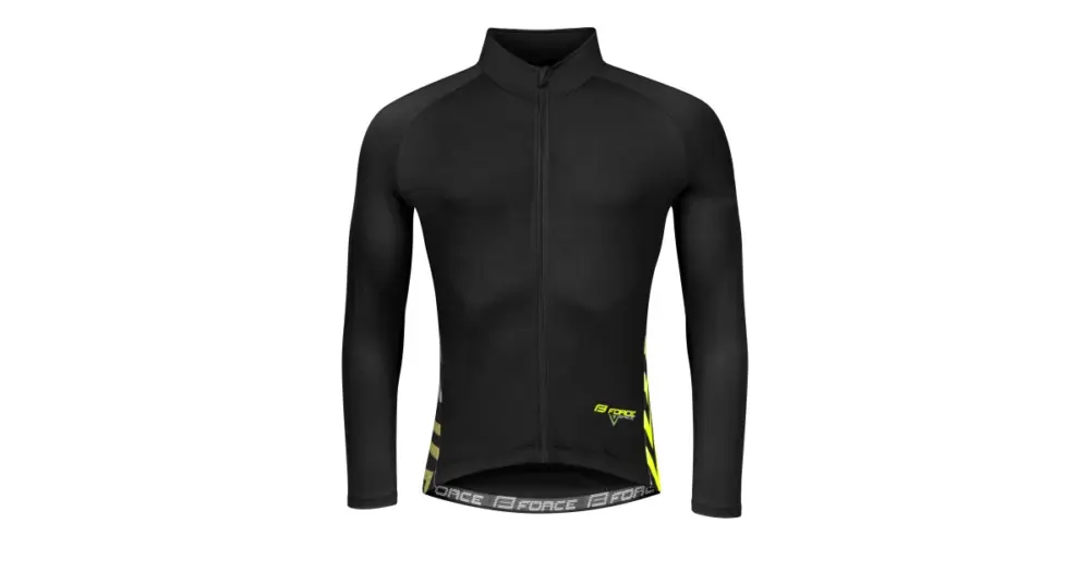 Nakupujte Hned FORCE - dres SPIKE dlouhý rukáv, černo-fluo L