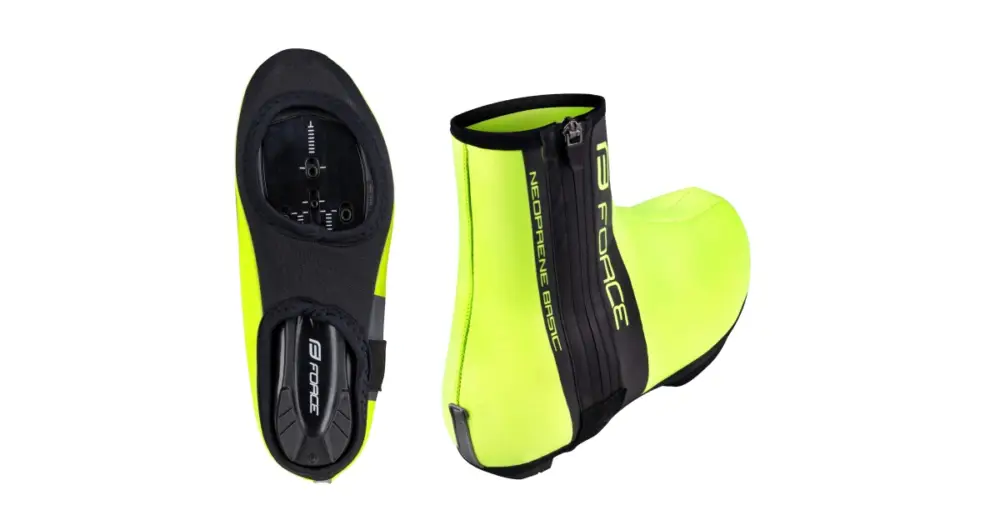 FORCE - návleky na tretry Neopren Basic, fluo-zelená Expresní Doručení
