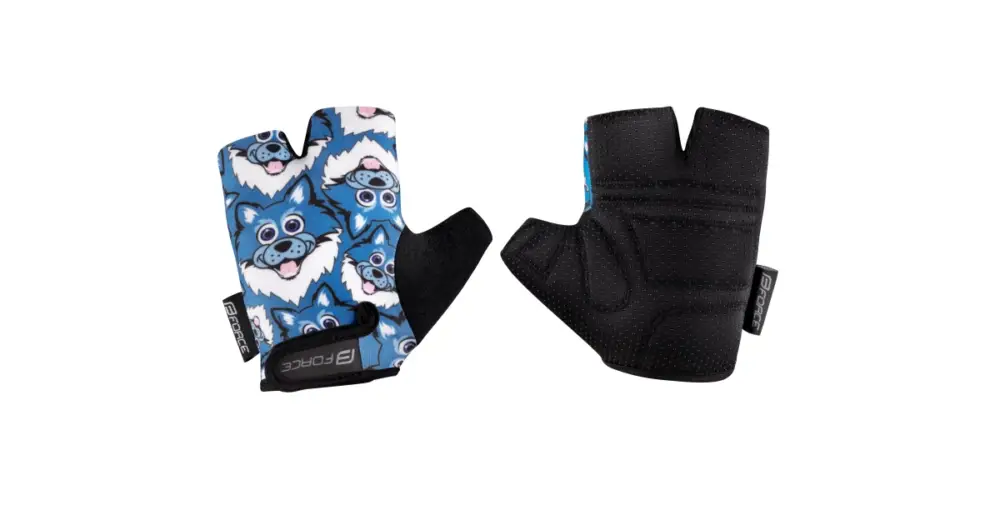 Dokud Zásoby Vydrží FORCE - dětské rukavice Wolfie Kid modrá XL