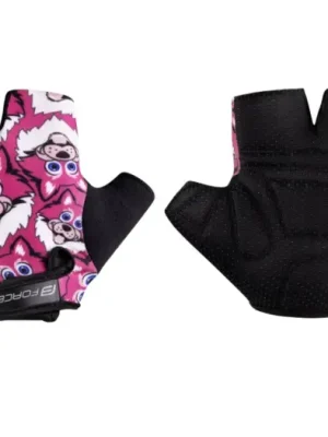 Zlevněný FORCE - dětské rukavice Wolfie Kid růžová M