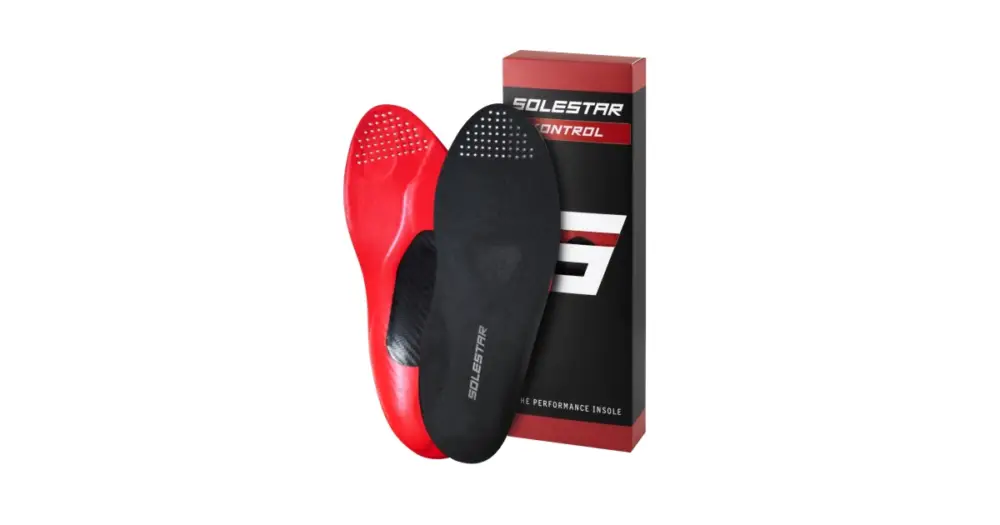 SOLESTAR - vložky treter Kontrol černá/červená 38 Hit Sezóny