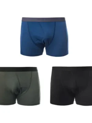 Jen Po Omezenou Doba SENSOR - pánské trenky MERINO AIR 3-PACK černá/tm.modrá/olive M