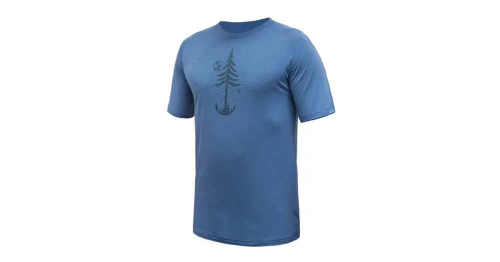 SENSOR - pánské triko MERINO AIR EARTH riviera blue M Originální