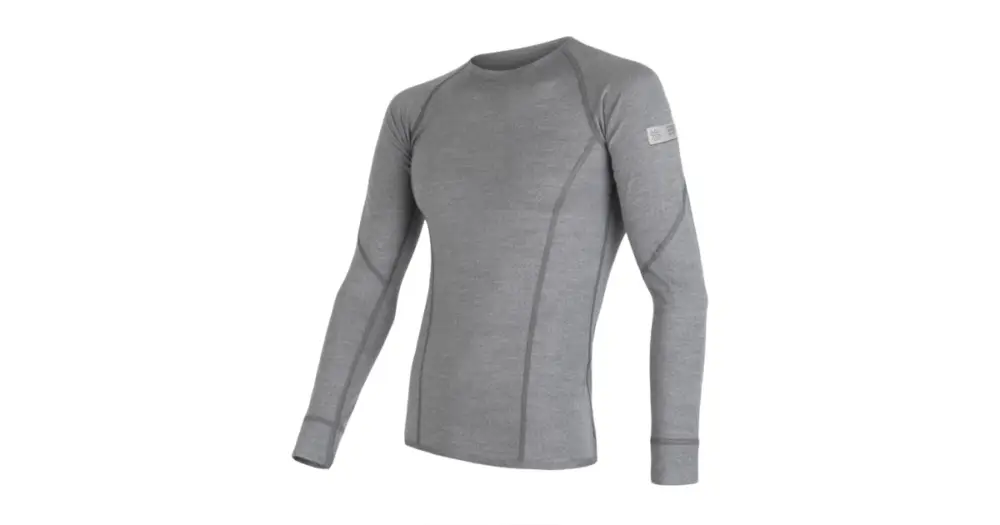 Nová Kolekce SENSOR - pánské triko MERINO ACTIVE sv.šedá XXL