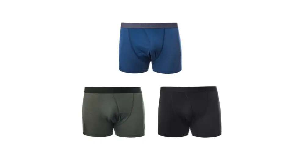 SENSOR - pánské trenky MERINO AIR 3-PACK černá/tm.modrá/olive Super Cena