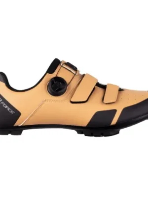 Vysoce Kvalitní FORCE - MTB tretry REVO 2 světle hnědé 46