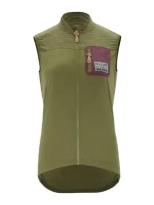 Akční Nabídka SILVINI - dámská vesta Caira zelená/vínová 3XL
