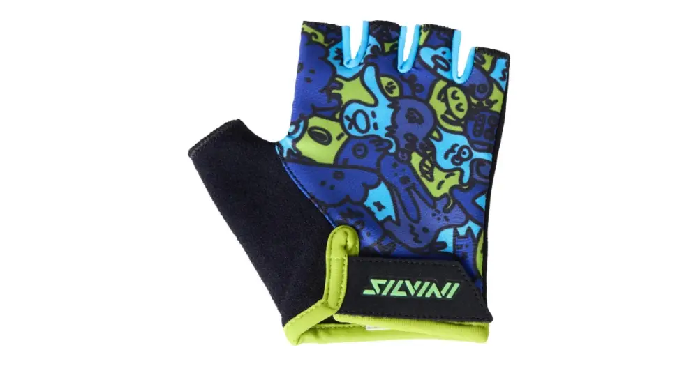 SILVINI - dětské rukavice Locri modrá/fluo 11-12 Levný