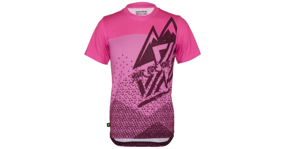 SILVINI - dětský dres Denni vínová/růžová 146-152 Akční Cena