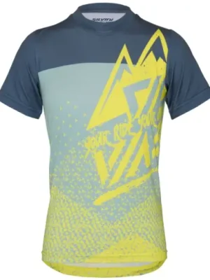Výhodná Nabídka SILVINI - dětský dres Denni modrá/fluo