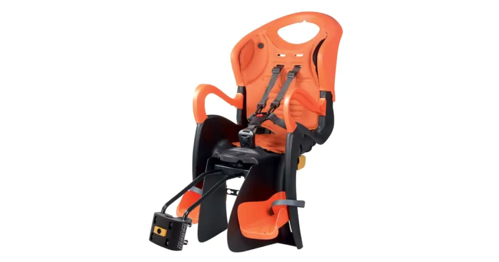 Vrácení Zdarma BELLELLI - dětská sedačka TIGER RELAX zadní černá/oranžová