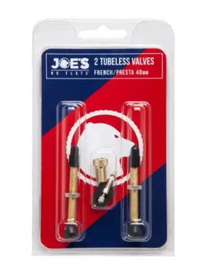 JOE´S - bezvzdušové ventilky 2x Tubeless French/Presta 40 mm Značkový