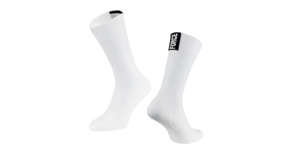 FORCE - ponožky Sector bílá L/XL (42-46) Nejprodávanější