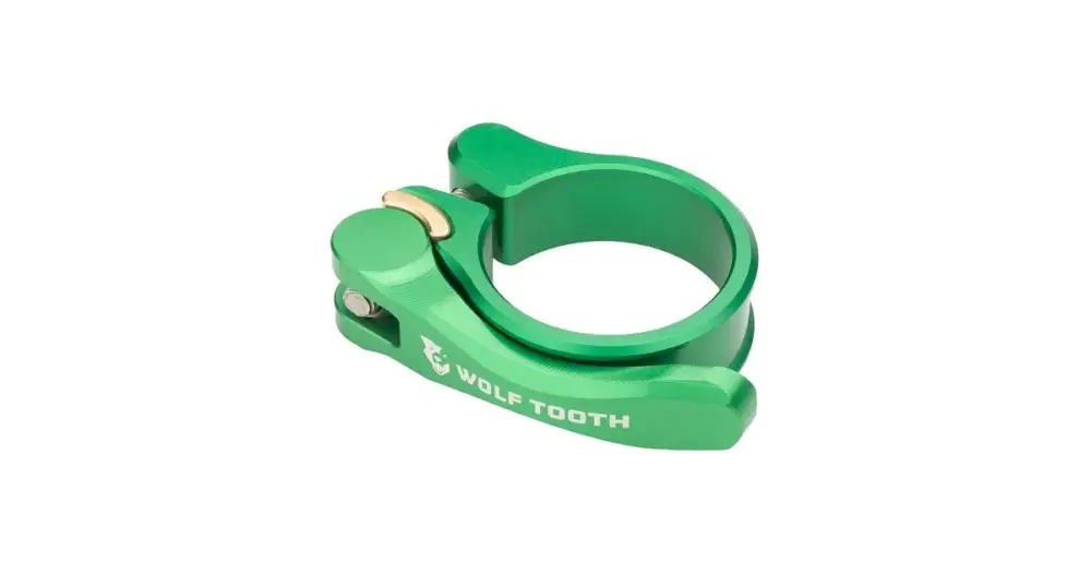 WOLF TOOTH - sedlová objímka 31.8mm zelená rychloupínák Cenová Bomba