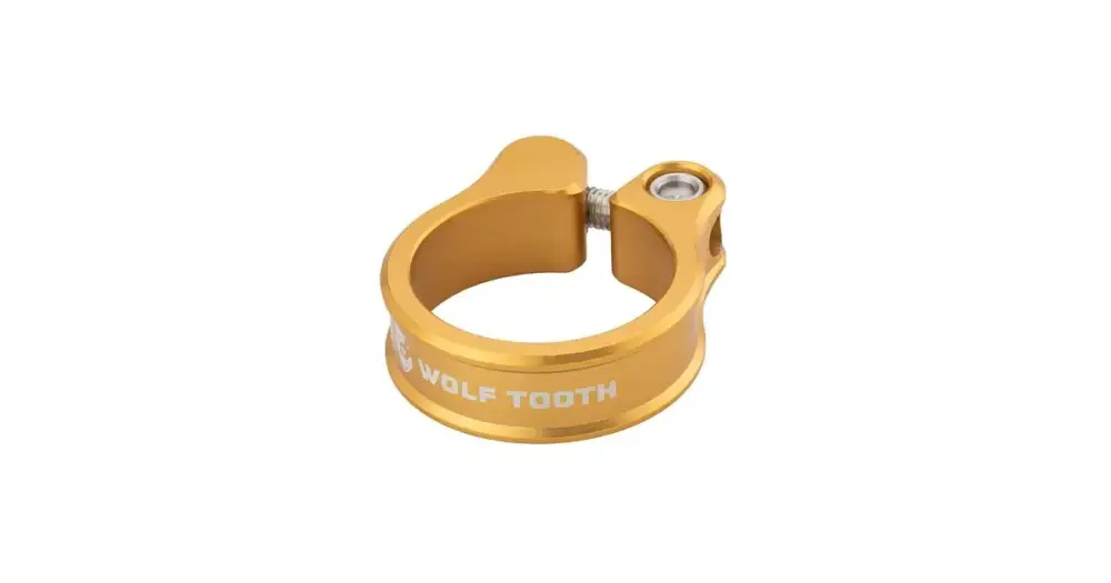 WOLF TOOTH - sedlová objímka 31.8mm zlatá Must-Have
