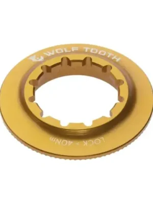WOLF TOOTH - matice kotouče centerlock ROTOR INTERNAL SPLINE zlatá Vysoce Kvalitní