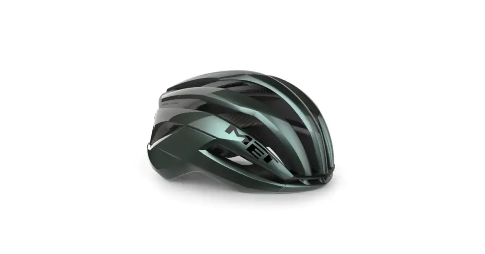 Oblíbený MET - helma Trenta 3K Carbon Hyper Teal L (58-61)