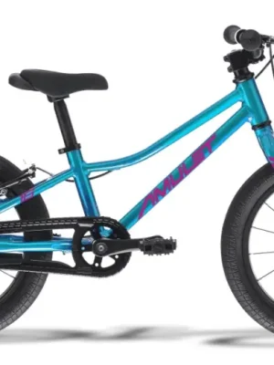 Ověřený AMULET - dětské kolo 16" Tomcat Celeste blue/purple 2026