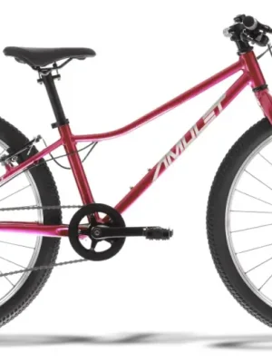 AMULET - dětské kolo 24" Tomcat Raspberry pearl/silver 2026 Přímo Od Výrobce