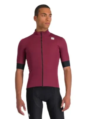 Oblíbený SPORTFUL - bunda Fiandre light no rain jacket short sleeve, red wine L