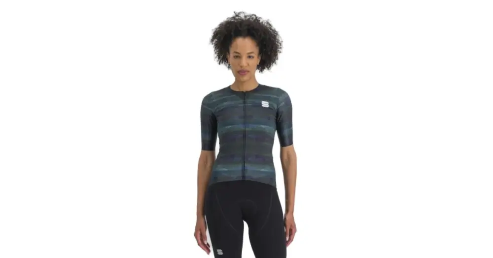 Cenový Hit SPORTFUL - dámský dres Glitch w bomber jersey, multicolor black S