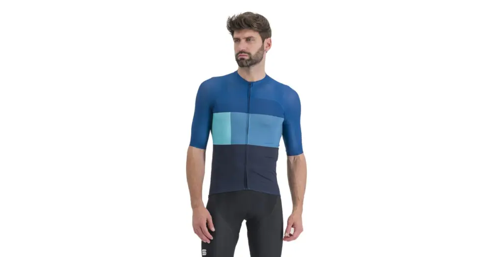 SPORTFUL - dres Snap jersey, galaxy blue/dark berry blue XXL Autentický