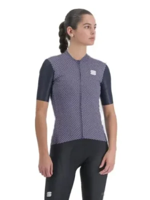 SPORTFUL - dámský dres Checkmate w jersey, galaxy blue chalck violet S Nejlepší Volba