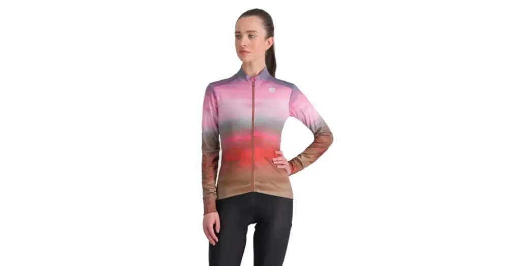 SPORTFUL - dámský dres Flow supergiara w thermal jersey, cayenna red pink M Výprodej