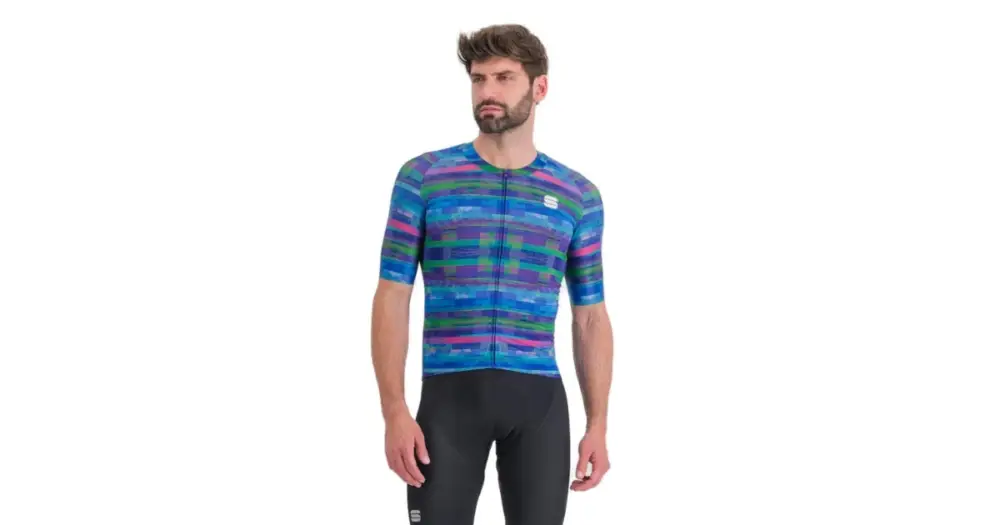 SPORTFUL - dres Glitch bomber jersey, multicolor blue Poslední Šance