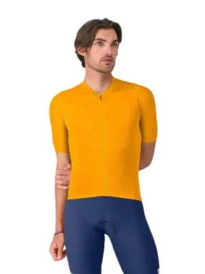 CASTELLI - pánský dres Espresso 2 oranžová XL Nová Kolekce