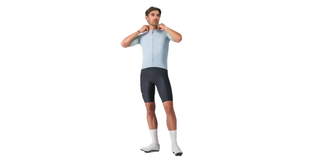 CASTELLI - pánský dres Prologo Lite 2 světle modrá M Značkový