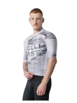 CASTELLI - pánský dres Stratus Logo bílá L Top Prodej
