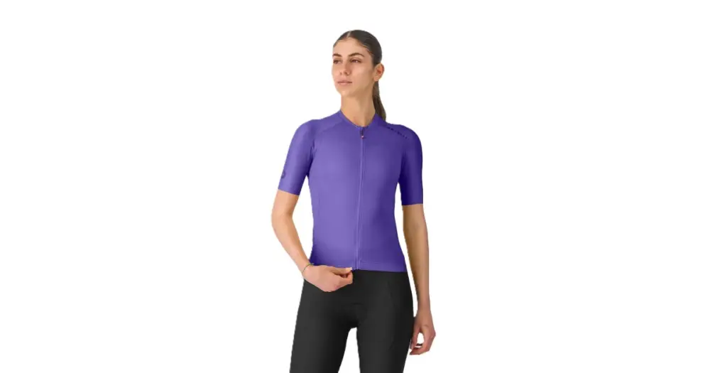 Cenová Bomba CASTELLI - dámský dres Espresso 2 W fialová L