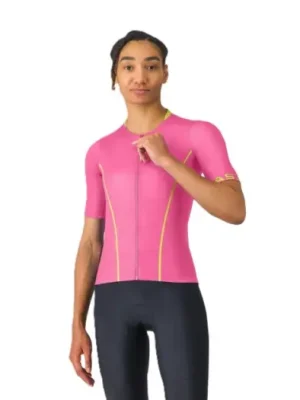 CASTELLI - dámský dres Anima Flow růžová S Vrácení Zdarma