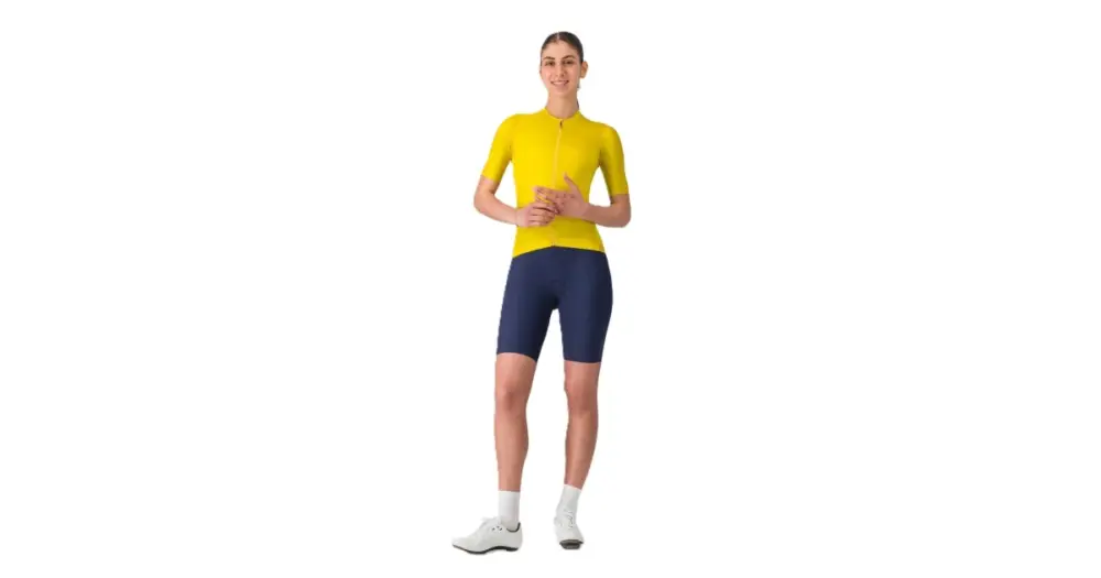 Sleva CASTELLI - dámský dres Espresso 2 W žlutá