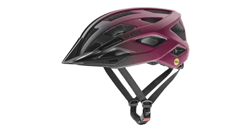 Přímo Od Výrobce UVEX - helma I-VO 2 MIPS vínová/černá 52-57 cm