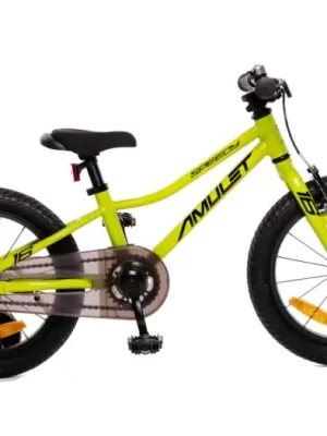 Sleva AMULET - dětské kolo 16" Speedyfluo yellow/black 2025