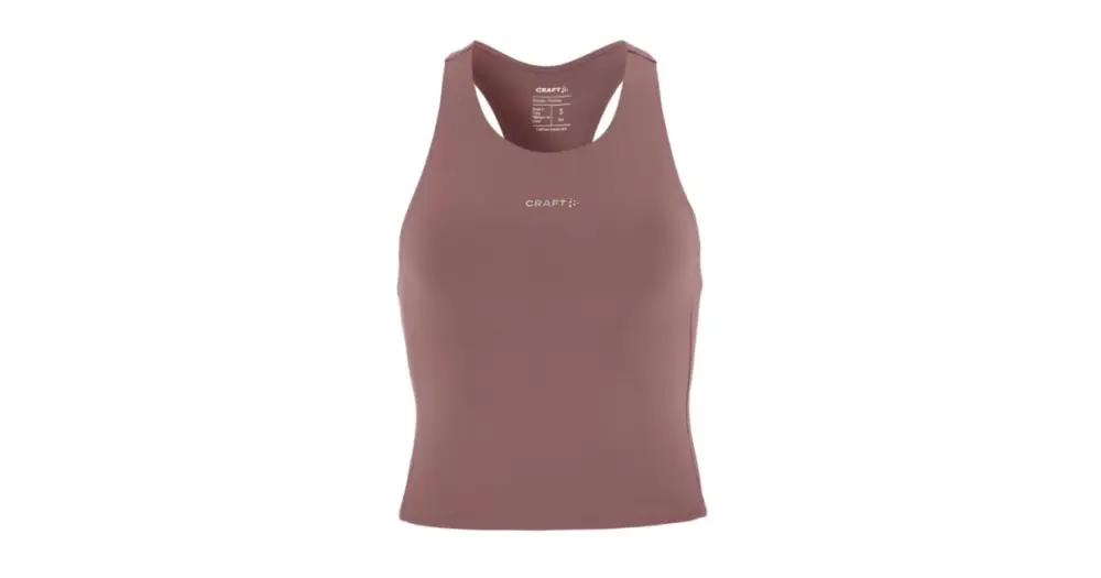 CRAFT - dámské tílko Hypervent Cropped Pocket Singlet W fialová S Oblíbený
