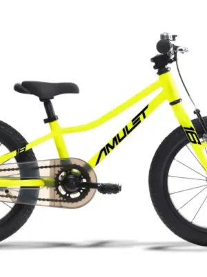 AMULET - dětské kolo 16" Speedy metallic yellow/black Značkový
