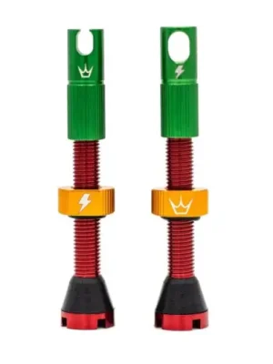 Výhodná Nabídka Bezdušové ventilky Peaty´s X Chris King (MK2), 42 mm, Rasta