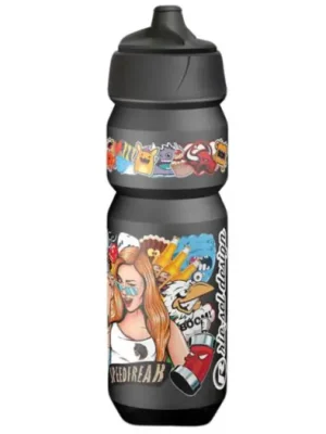 Levný Láhev na kolo Riesel, 750ml, Stickerbomb